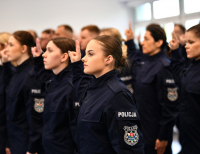 Nowi funkcjonariusze Podlaskiej Policji 