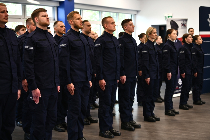 Nowi funkcjonariusze Podlaskiej Policji 