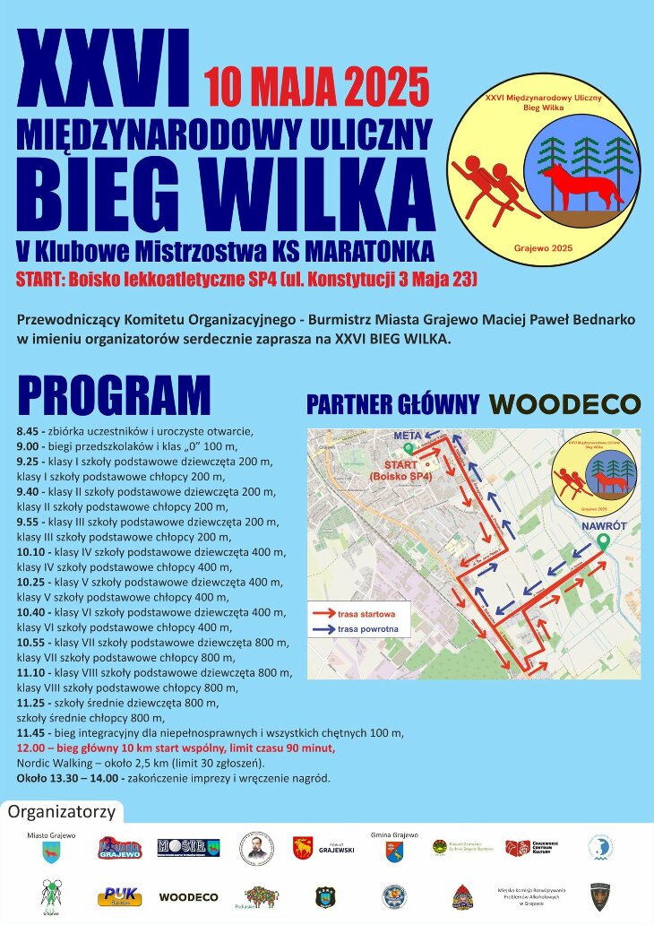 BIEG WILKA. Utrudnienia w ruchu drogowym