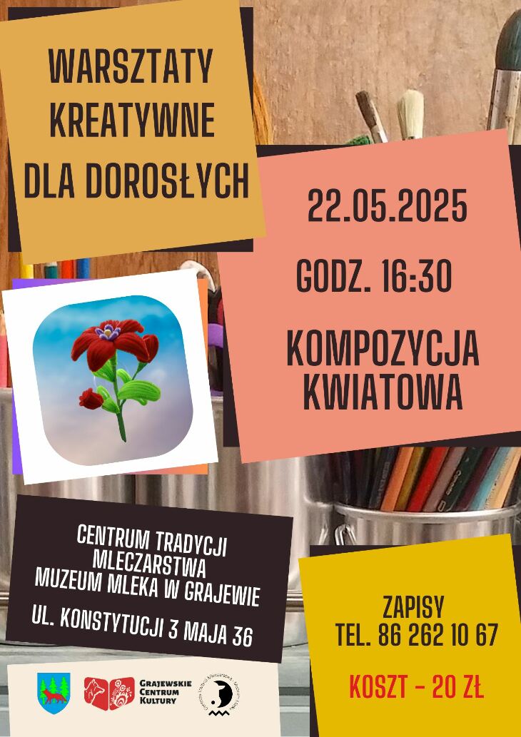 Warsztaty kreatywne dla dorosłych w Muzem Mleka