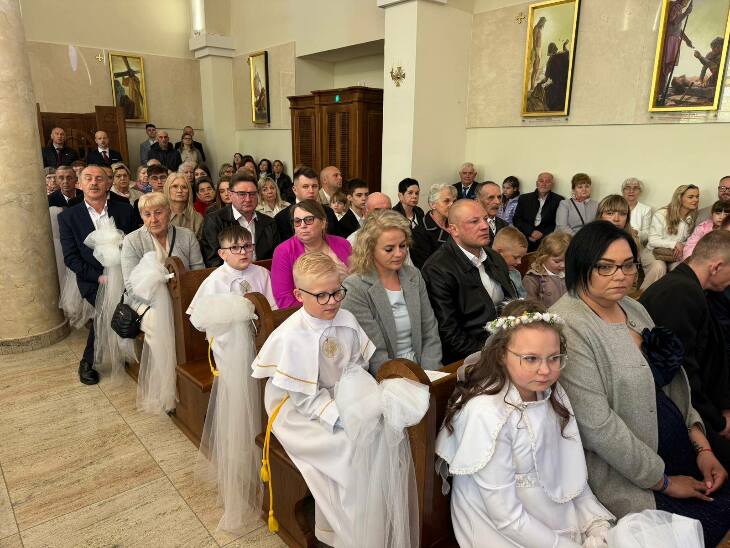 I Komunia Święta. Parafia Świętego Ojca Pio