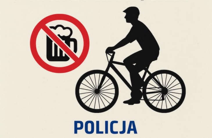 Jazda na rowerze po alkoholu to wykroczenie