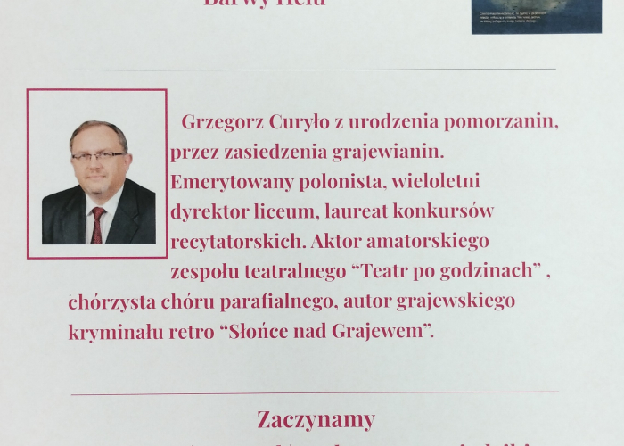Spotkanie autorskie Grzegorza Curyło (15.05)