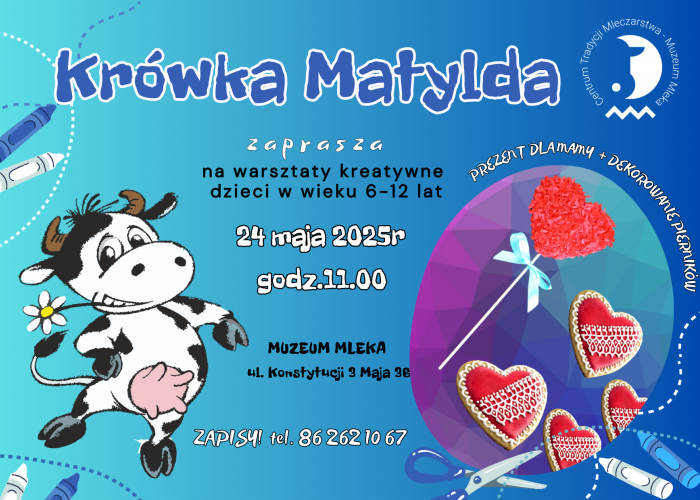 Spotkanie z Krówką Matyldą w Muzeum Mleka