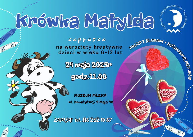 Spotkanie z Krówką Matyldą w Muzeum Mleka