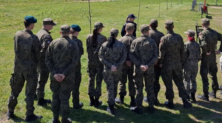 Spotkanie z uczniami klas mundurowych 