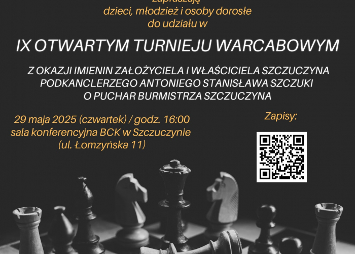 Szczuczyn: Otwarty Turniej Warcabowy w Szczuczynie
