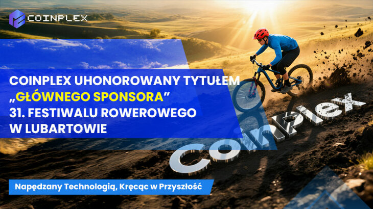 Coinplex Uhonorowany Tytułem, Głównego Sponsora 31. Festiwalu Rowerowego w Lubartowie, Napędzany Technologią, Kręcąc w przyszłość