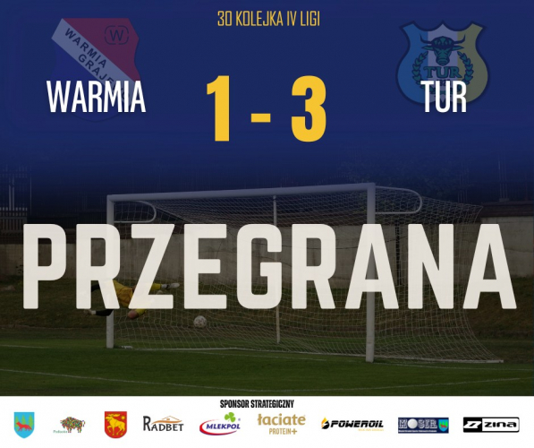 WARMIA Grajewo - TUR Bielsk Podlaski 1:3