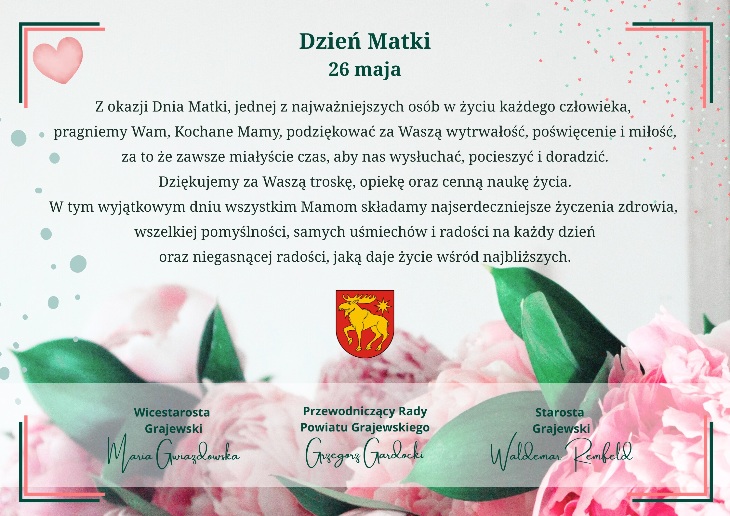 Życzenia z okazji Dnia Matki