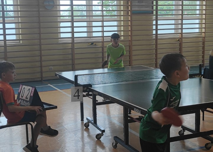 Tenis stołowy. Zwycięstwo w Mistrzostwach Gminy Kalinowo