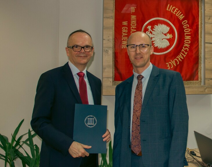 LO w Grajewie nawiązało wspólpracę z Uniwersytetem w Białymstoku