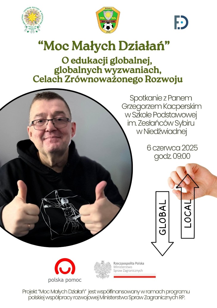 O edukacji globalnej w SP w Niedźwiadnej 