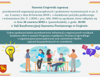 Zapraszamy przedstawicieli organizacji pozarządowych na spotkanie