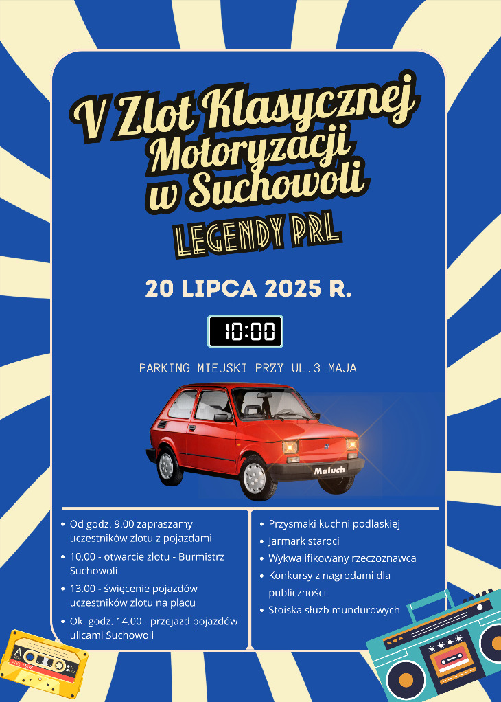 Zlot klasycznej motoryzacji w Suchowoli