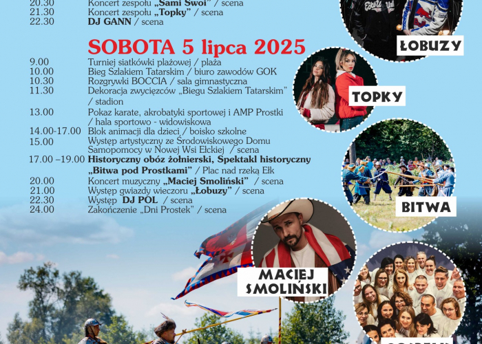Program Dni Prostek 4-5 lipca 2025 r.