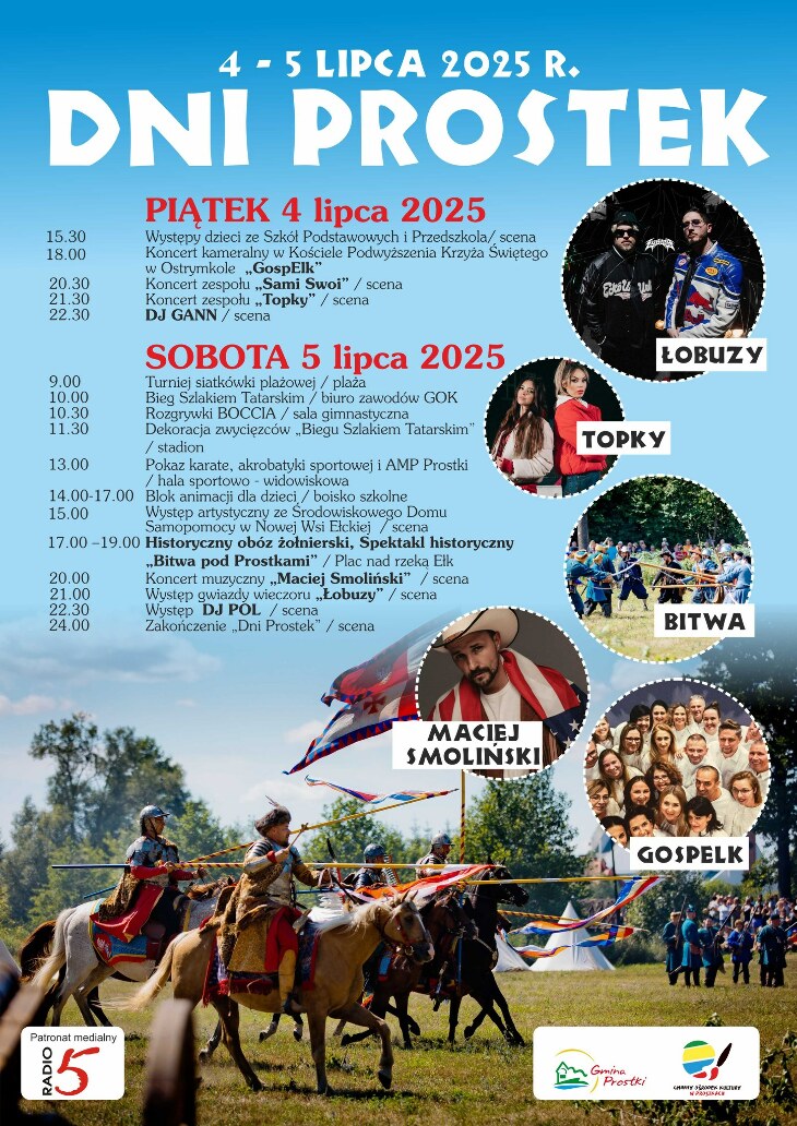 Program Dni Prostek 4-5 lipca 2025 r.