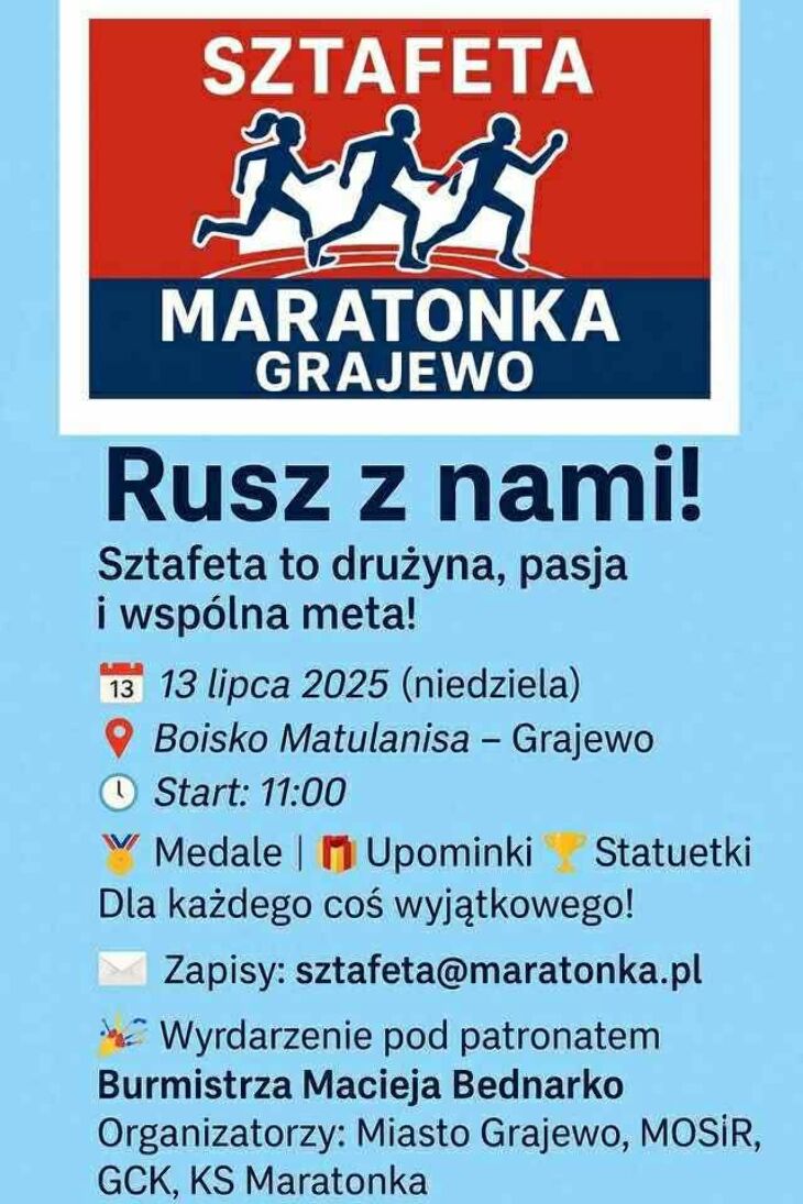 Maratonka zaprasza do Sztafety