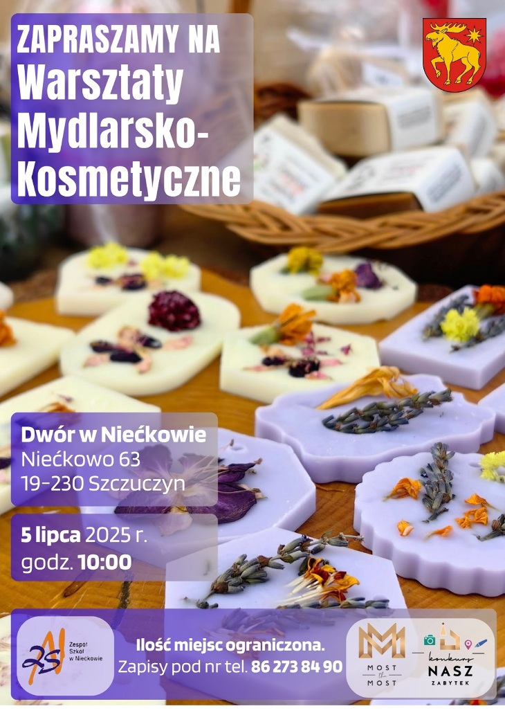 Zaproszenie na Warsztaty Mydlarsko-Kosmetyczne