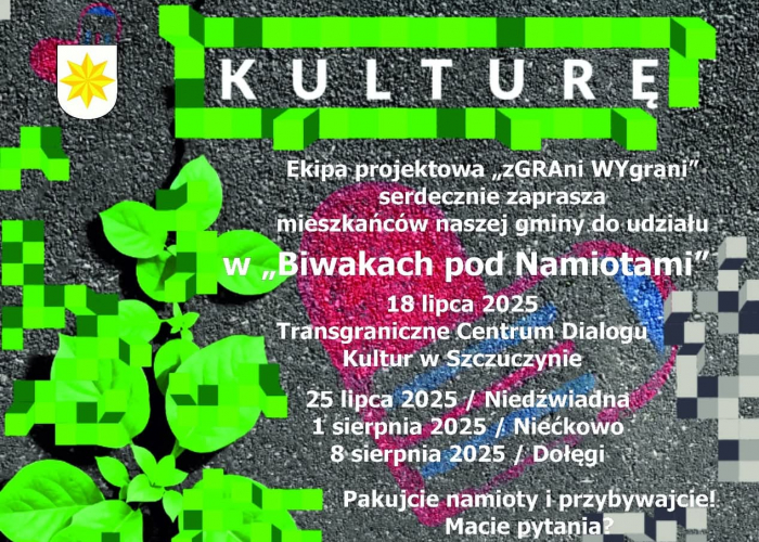 Szczuczyn: Biwaki pod namiotami