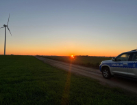 Próbowali wejść na turbinę wiatrową