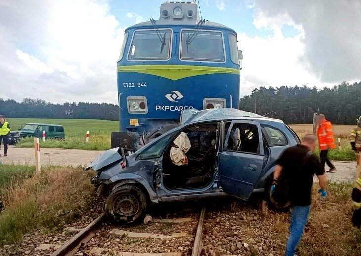 Tragiczny wypadek na przejeździe kolejowym