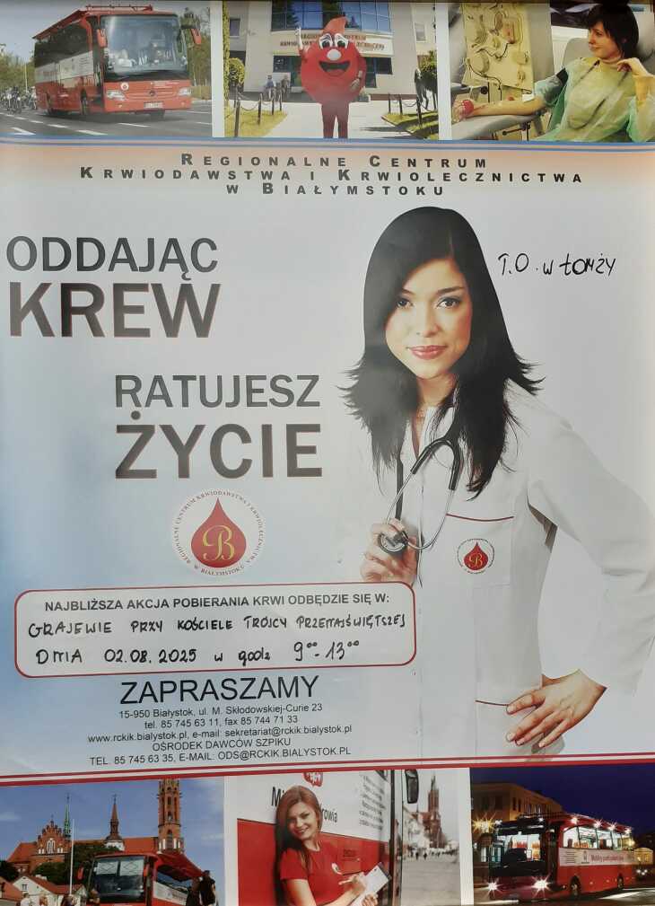 Akcja krwiodawstwa w Grajewie