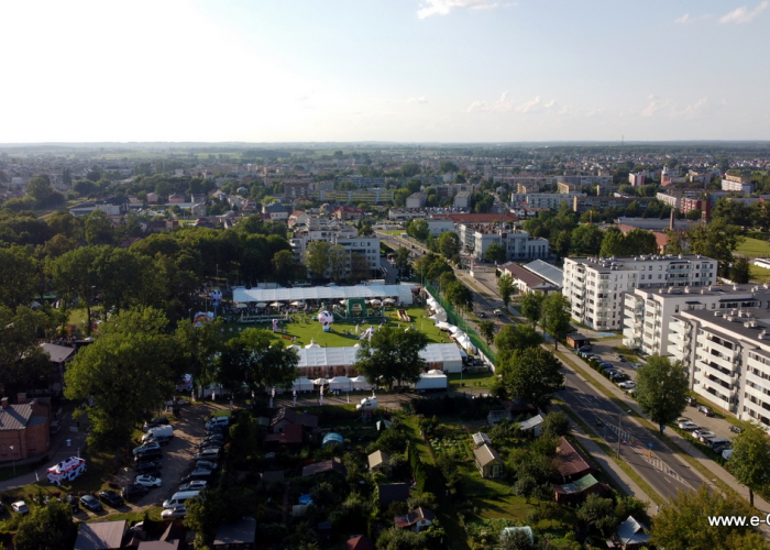 Grajewo z lotu ptaka