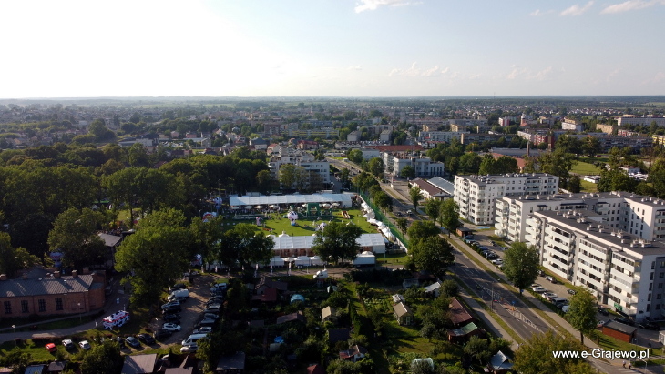 Grajewo z lotu ptaka