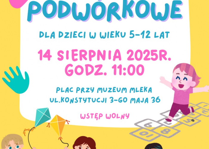 Wakacje z GCK - Zabawy podwórkowe