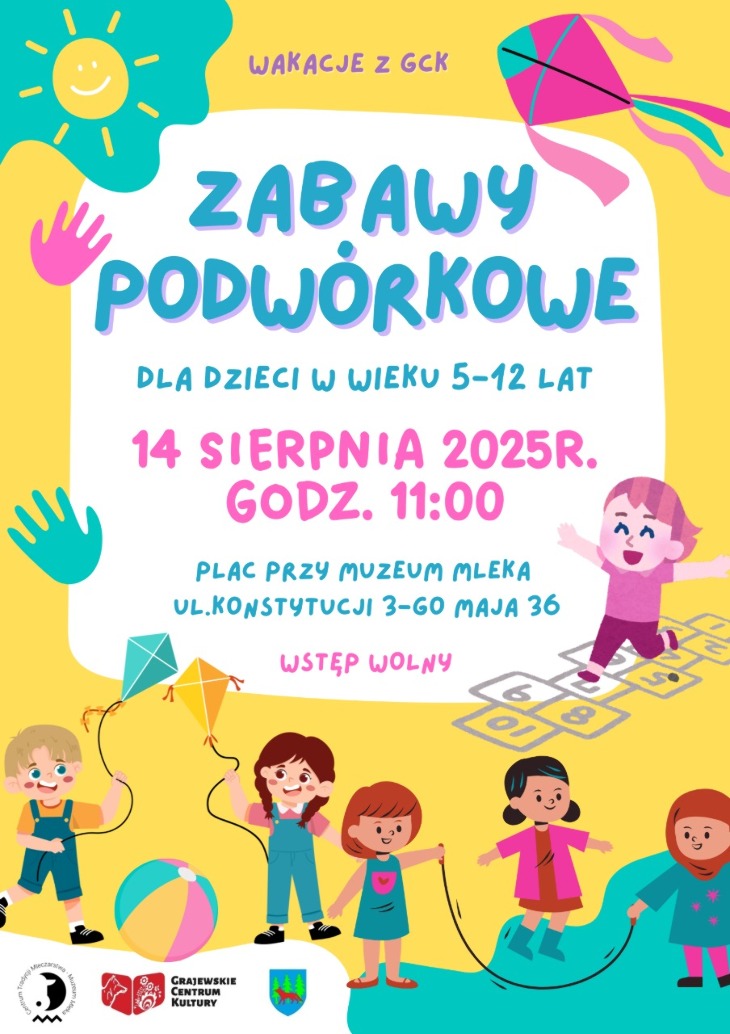 Wakacje z GCK - Zabawy podwórkowe