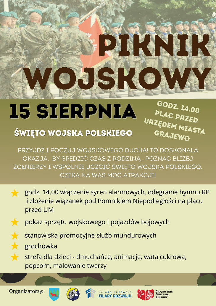 Obchody Święta Wojska Polskiego w Grajewie 