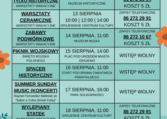 Nadchodzące wydarzenia - Grajewskie Centrum Kultury