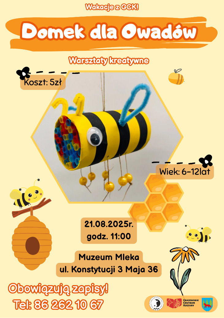 Wakacje z GCK - Domek dla owadów