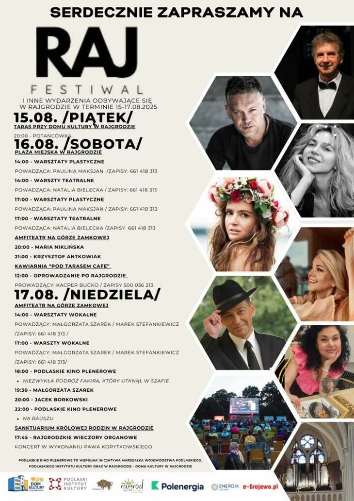 Zapraszamy na RAJ FESTIWAL 2025