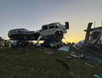 Wypadek drogowy na S61 na wysokości msc. Bęćkowo