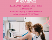 29 sierpnia mammobus zaparkuje w Grajewie