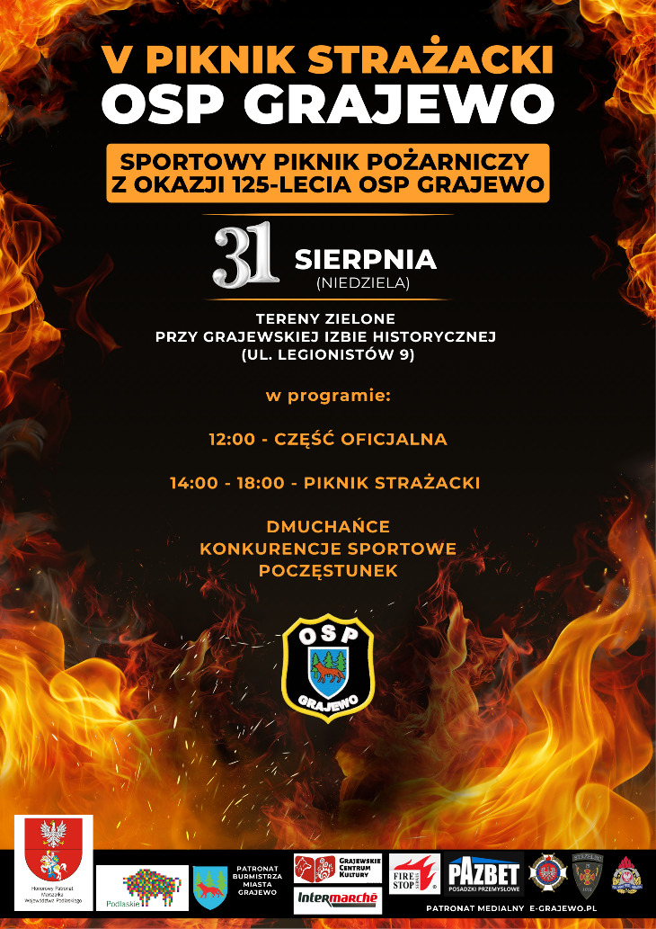 Grajewo. Piknik OSP (31.08)
