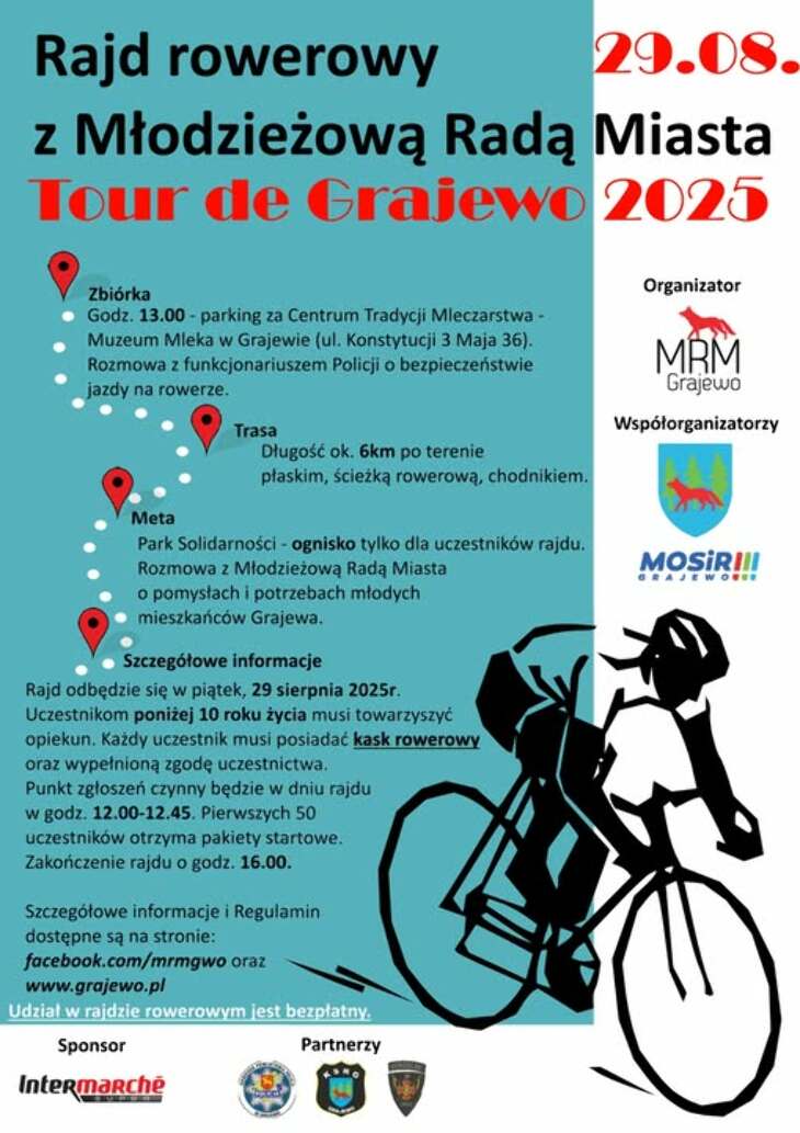 Grajewo. Rajd rowerowy