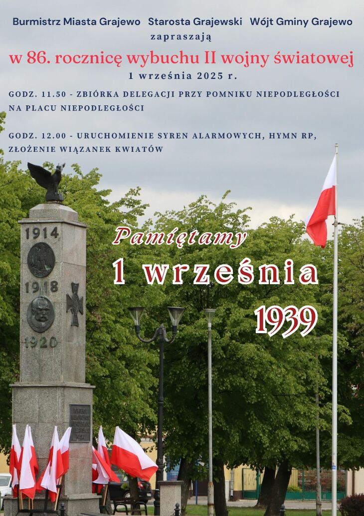 83. rocznica wybuchu II wojny światowej