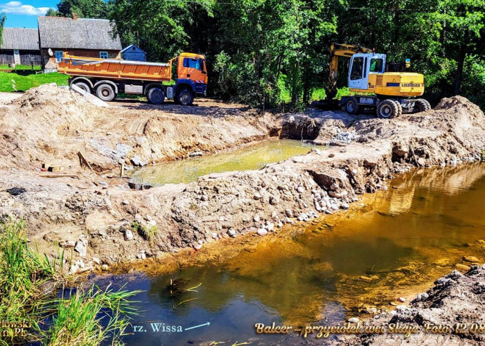 Szczuczyn: Most nad rzeką Wissa w Skajach