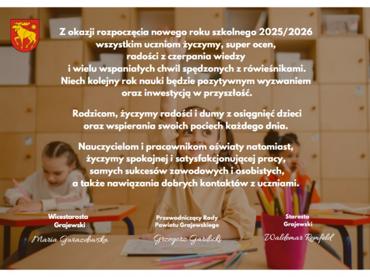 Witaj szkoło!