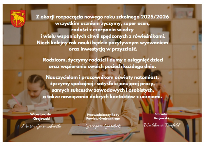 Witaj szkoło!