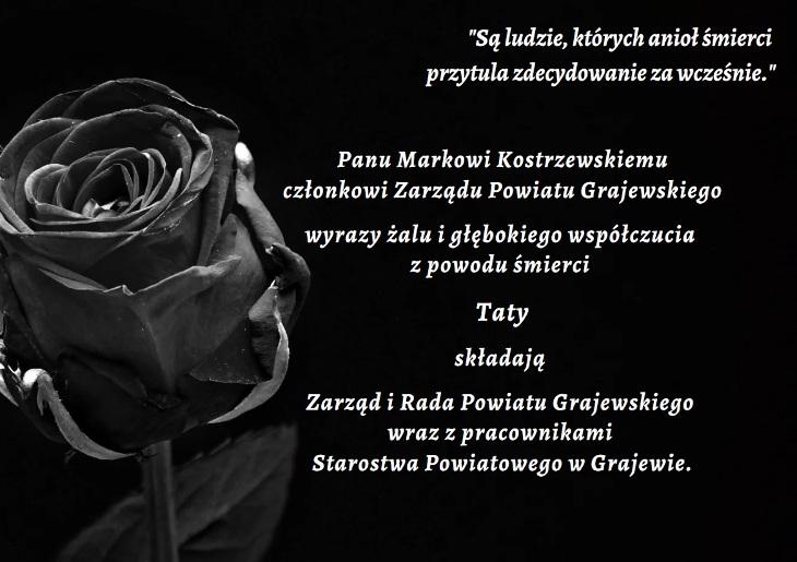 Zmarł śp. Eugeniusz Kostrzewski - kondolencje