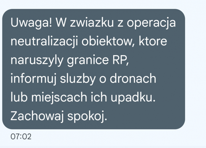 Rosyjskie drony nad Polską!