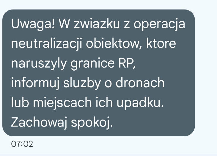 Rosyjskie drony nad Polską!