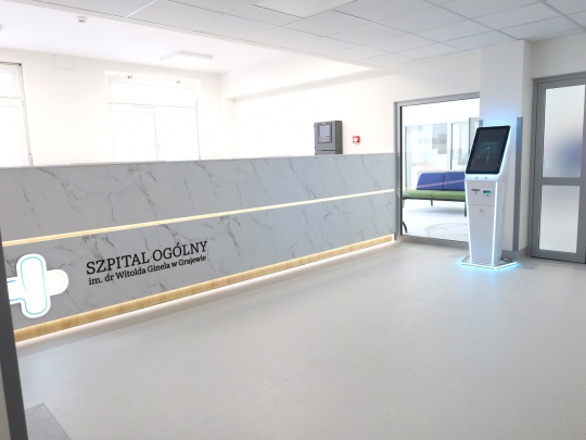 Odbiór robót w Zakładzie Opieki Ambulatoryjnej grajewskiego szpitala