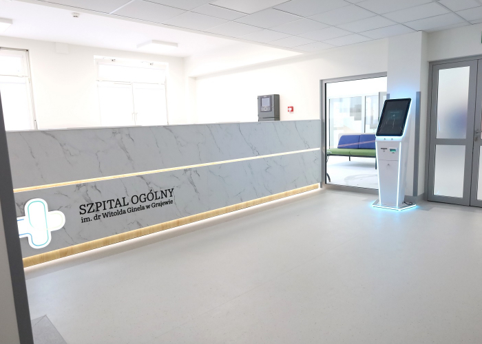 Odbiór robót w Zakładzie Opieki Ambulatoryjnej grajewskiego szpitala