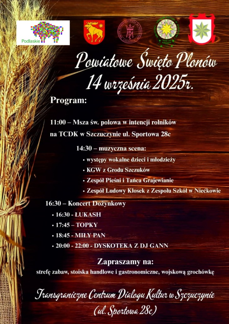 Powiatowe Święto Plonów - Szczuczyn 2025