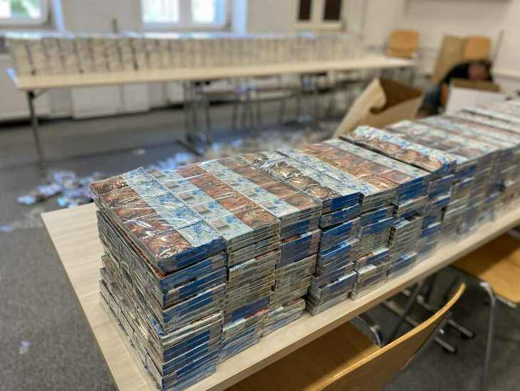 Ponad milion sztuk papierosów bez polskich znaków skarbowych 